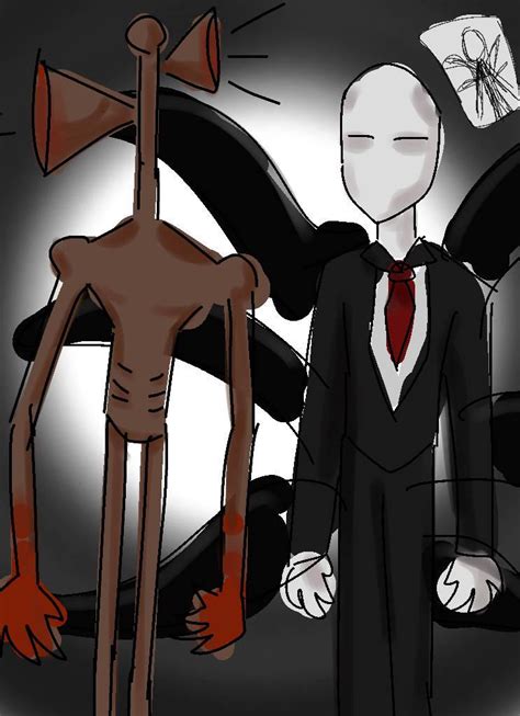 Siren Head And Slenderman Suggested By My Brother By P0intless27 On Deviantart