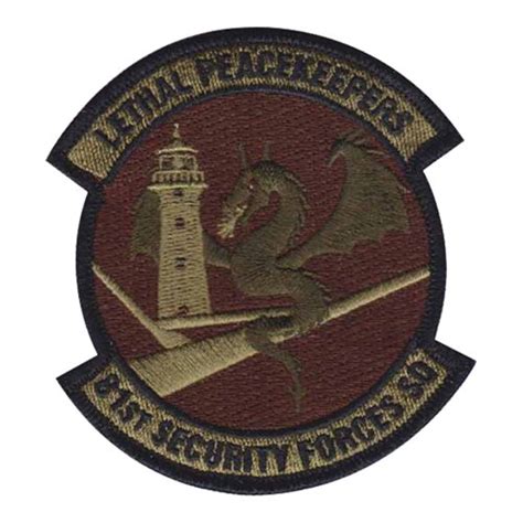 81 Sfs Lethal Peacekeepers Ocp Patch 81st Security Forces Squadron