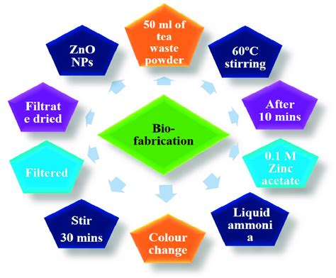 Schematic of the ZnO nanoparticle synthesis process. | Download ...