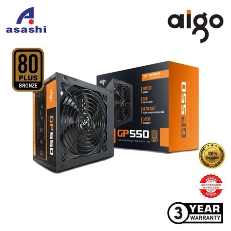 AIGO GP550 GP650 80 Plus Bronze Power Supply Diy Shopee Malaysia