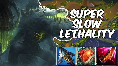 SUPER SLOWING LETHALITY CHO GATH MID LANE YouTube