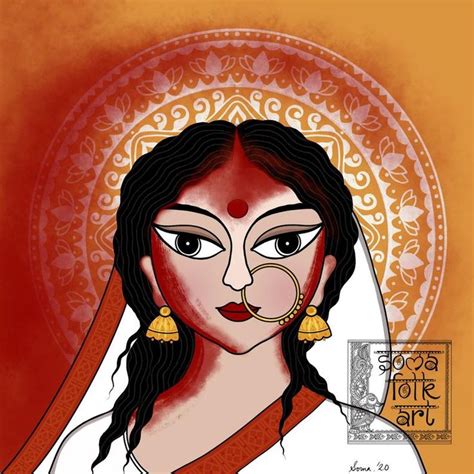 Buy Print Sindur Khela Bengali Woman Indian Folk Wall Art Home Online ...