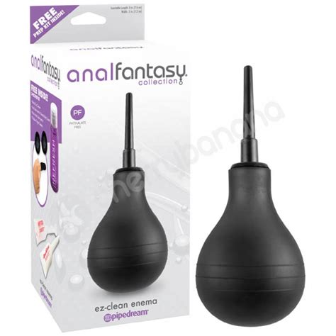 Anal Fantasy Collection Ez Clean Black Douche By Pipedream Cherry Banana