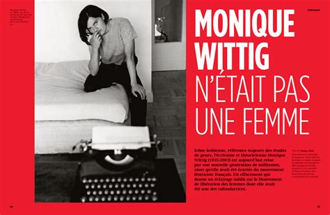 Monique Wittig N Tait Pas Une Femme La D Ferlante