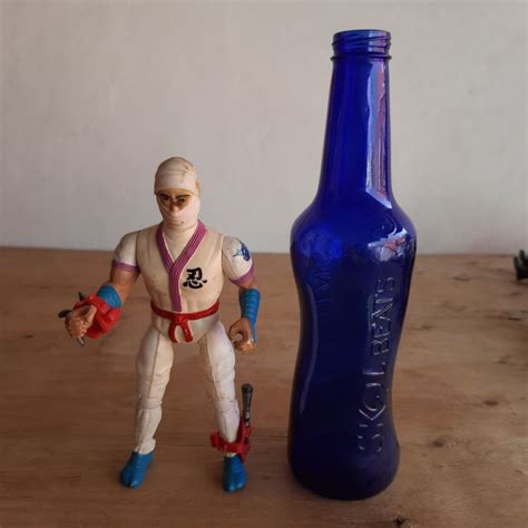 Boneco Antigo Rambo Ninja Branco Anabasis Glasslite Anos Shopee