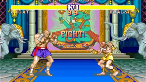 Sagat Vs Dhalsim Street Fighter Ii Champion Edition Ep