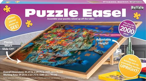 Buffalo Games Puzzle Easel Assemble Your Puzzles Raised Up Off The