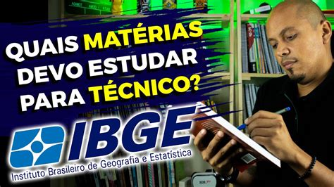 O Que Estudar Para O Concurso Ibge Cargo Efetivo Youtube