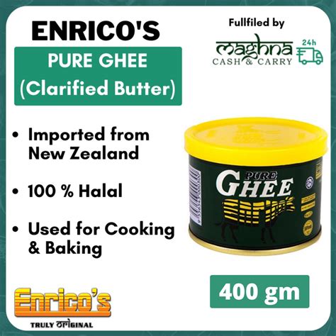 Enrico S Pure Ghee Clarified Butter Minyak Sapi Tulin Can