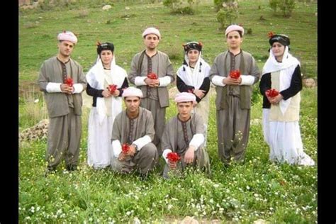 Yazidi Kurds in their traditional Clothing.