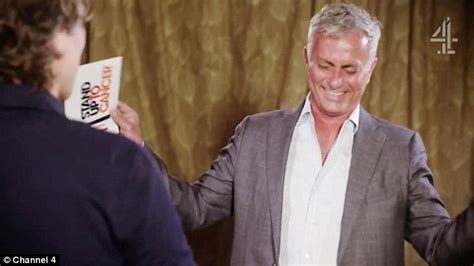 Manchester United Manager Jose Mourinho Jokes With Liverpool Fan John Bishop Daily Mail Online