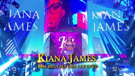 Kiana James Entrance Wwe Nxt May Video Dailymotion