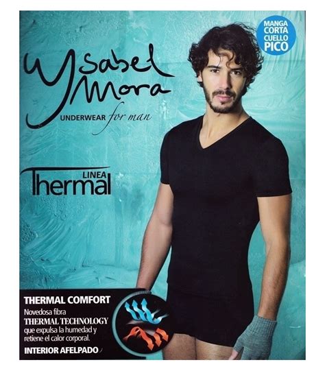 Camiseta Interior Termal Manga Corta Hombre Mod Isabel Mora