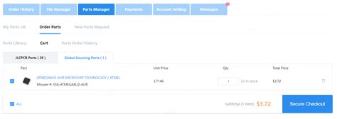 How To Use Jlcpcb Global Sourcing Parts Service