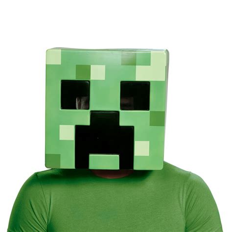 Maska Creeper Minecraft Zielona Gra Posta Z Gry Mine Craft Pixel