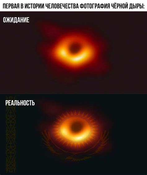 Реальная Фотография Черной Дыры — Картинки фотографии