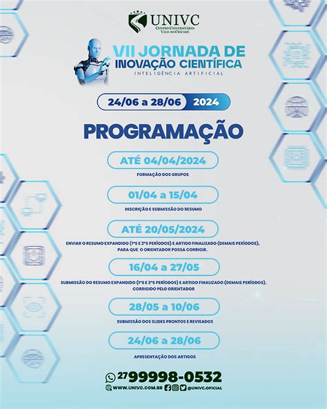 Jornada de Inovação Científica Centro Universitário