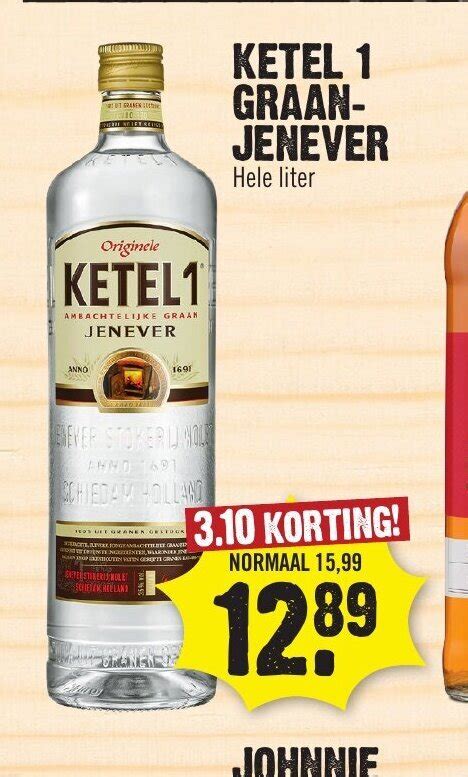 Ketel Graanjenever Hele Liter Aanbieding Bij Dirk