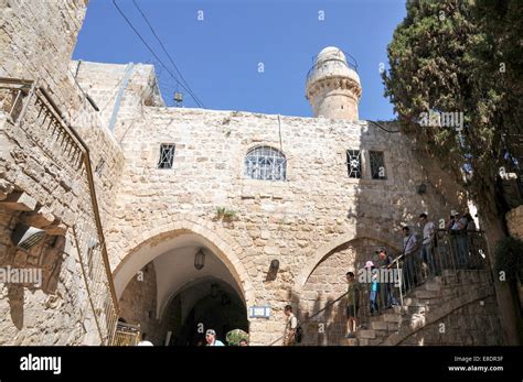 Israel Jerusalem Mount Zion Entrance To The Room Of The Last Supper