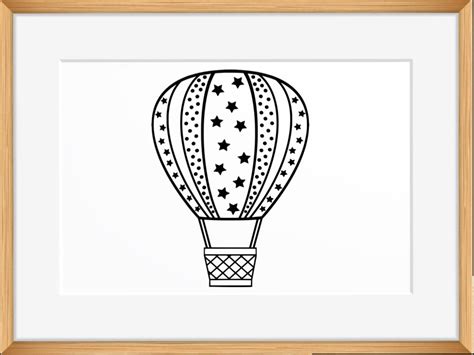 Hot Air Balloon SVG Hot Air Balloon PNG Hot Air Balloon Etsy