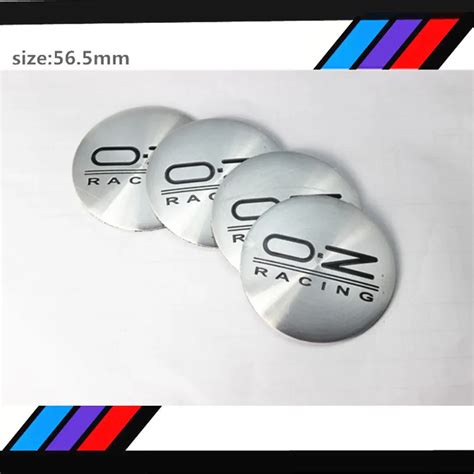 4 Pcs 56 5mm For OZ Racing Logo Car Emblem Wheel Center Hub Sticker Rim