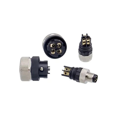 M8 3 Pin 4 Pin Connector Male Female Shine Industry