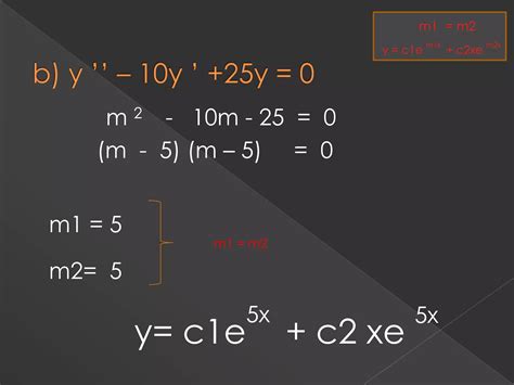 Ecuaciones Diferenciales Coeficientes Constantes Caso Ppt