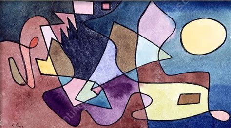 Dramatic Landscape Paul Klee Oil Paintings