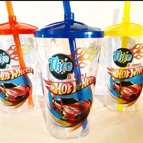 Copo Caldereta Ml Hot Wheels Produtos Elo