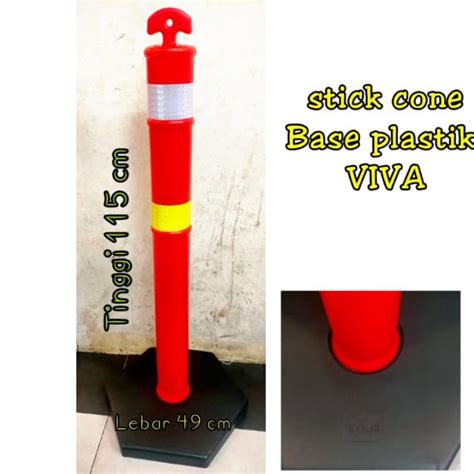 Jual Stick Cone VIVA Base Plastik 115cm Shopee Indonesia