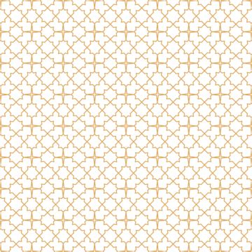 Arab Golden Islamic Seamless Pattern Islamic Pattern Textile PNG And