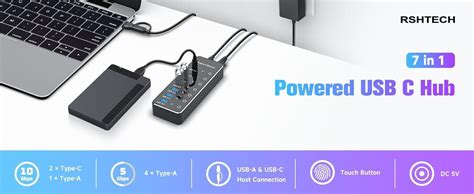 Rshtech 7 Port Usb Hub Rsh St07c Ab 2939 € Preisvergleich Bei Idealode