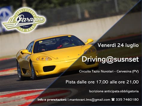 Driving Sunset Circuito Tazio Nuvolari