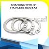 Jual Circlip Snapring Stainless Ss Type S External Locking Snap