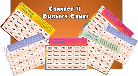 Six Connect 4 Phonics Games Making English Fun