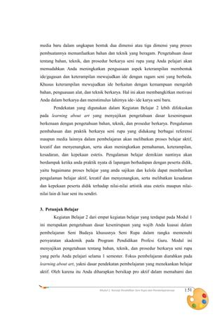 Materi Kb Bahan Teknik Dan Prosedur Berkarya Seni Rupa Pdf