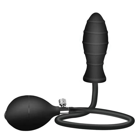 Plug Anal Inflable De Silicona Suave Para Placer