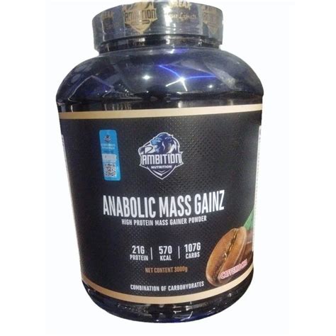 Chocolate Ambition Nutrition Anabolic Mass Gainz High Protein Mass