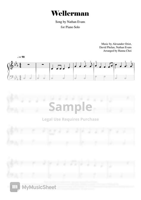 Nathan Evans Wellerman Piano Solo 피아노 솔로 Sheets By Yangcho