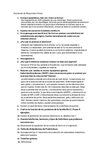 Preguntas De Examen Parcial Bioquimica Pdf