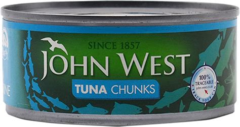 JOHN WEST TUNA CHUNKS IN BRINE 145G