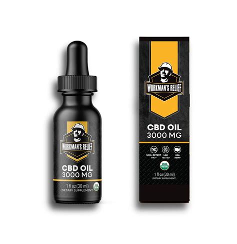 Cbd Oil Tincture 3000 Mg Broad Spectrum Workmans Relief