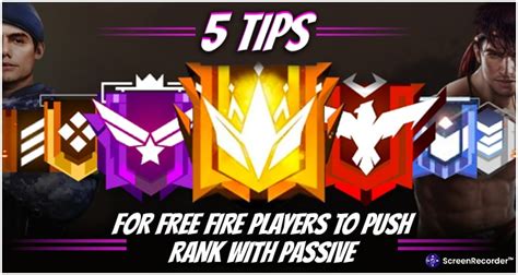 Free Fire Rank Tips Climb The Ladder Like A Pro App Screen Recorder