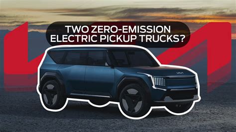 Kia Plots Two Electric Pickup Trucks To Take On The Big Boys