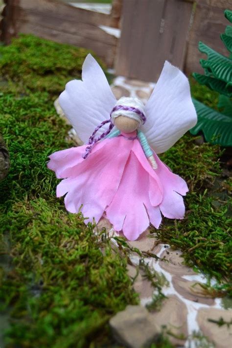 Flower Fairy Doll Flower Fairies Miniature Fairy Doll Etsy Flower