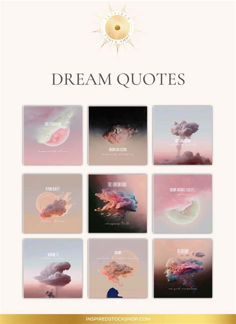 Dream Quotes Inspired Stock Shop