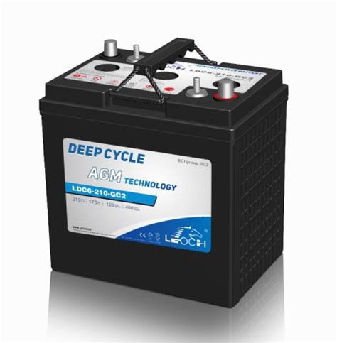 Leoch Superior Lead Carbon Agm V Ah Battery Ldc Gc