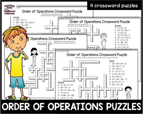 Order Of Operations Puzzle Worksheets