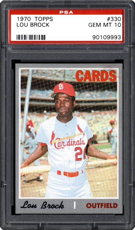 Topps Lou Brock Psa Cardfacts