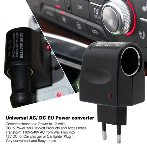 Adaptateur voiture convertisseur CC 12V UE États Unis Test et Avis